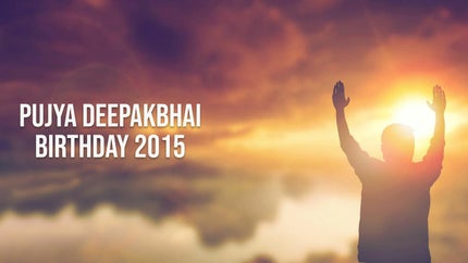 Pujya Deepakbhai Birthday 2015 on Dada Bhagwan Foundation Gujarati - past program