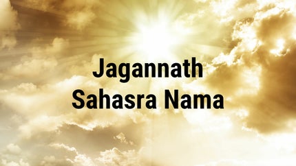 Jagannath Sahasra Nama on Sidharth TV - past program