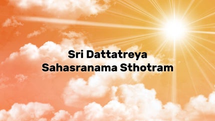 Sri Dattatreya Sahasranama Sthotram on Bhakti TV - past program
