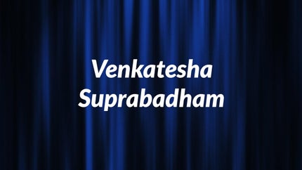 Venkatesha Suprabadham on Vendhar TV - past program