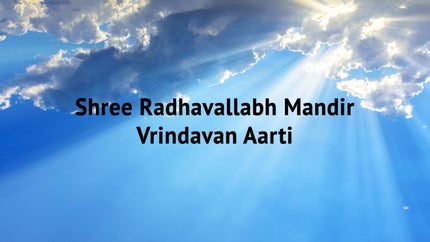 Shree Radhavallabh Mandir Vrindavan Aarti on India Daily Live - past program