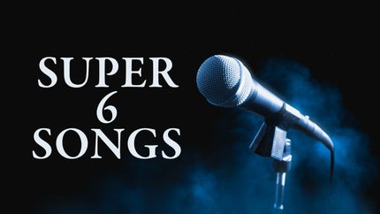 Super 6 Songs on Tunes 6 - past program