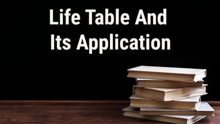 Life Table And Its Application on DD Gyandarshan - past program