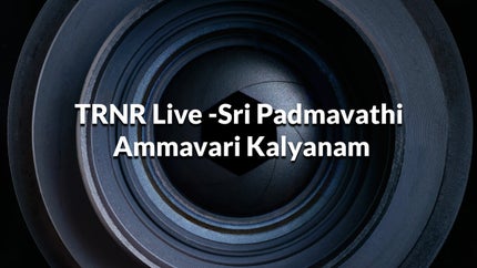 TRNR Live -Sri Padmavathi Ammavari Kalyanam Live on SVBC3 - past program