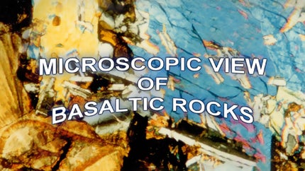 Microscopic View Of Basaltic Rocks on DD Gyandarshan - past program
