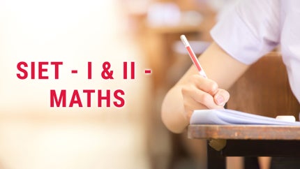 Siet - I & II - Maths on T SAT Vidya - past program