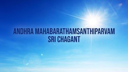 Andhra Mahabarathamsanthiparvam Sri Chagant Episode 18 on SVBC - past program