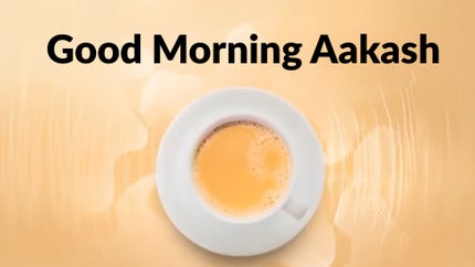 Good Morning Aakash on Aakash Aath - past program