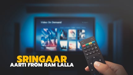 Sringaar Aarti From Ram Lalla Live on DD National - past program