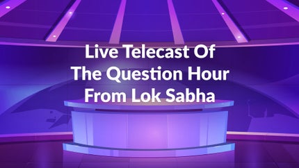 Live Telecast Of The Question Hour From Lok Sabha on DD bharati - past program