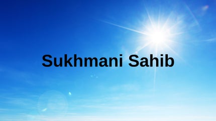 Sukhmani Sahib on JUSOne - past program