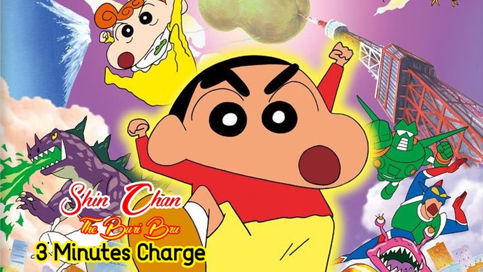 Shin chan and The Buri Buri 3 Minutes Charge on JioTV