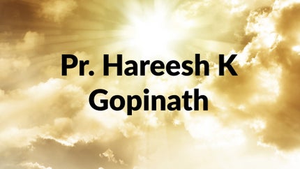 Pr. Hareesh K Gopinath on Harvest TV 24x7 - past program