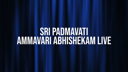 Sri Padmavati Ammavari Abhishekam Live on SVBC3 - past program