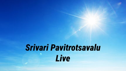 Srivari Pavitrotsavalu Live on SVBC - past program