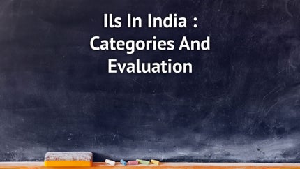 Ils In India : Categories And Evaluation on DD Gyandarshan - past program