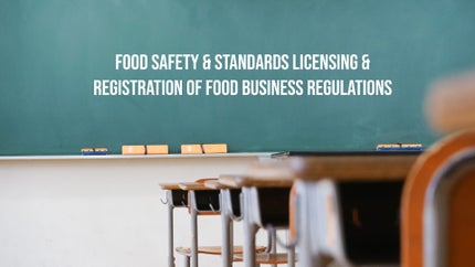 Food Safety & Standards Licensing & Registration of Food Business Regulations on DD Gyandarshan - past program