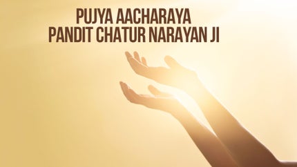 Pujya Aacharaya Pandit Chatur Narayan ji on Aastha - past program