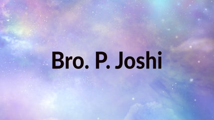Bro. P. Joshi on Aradhana TV - past program