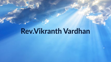 Rev.Vikranth Vardhan on Aradhana TV - past program