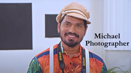 Michael Photographer on B4U Bhojpuri - past program