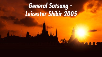 General Satsang - Leicester Shibir 2005 Episode 2 on Dada Bhagwan Foundation Gujarati - past program