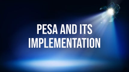 PESA And Its Implementation on DD Gyandarshan - past program