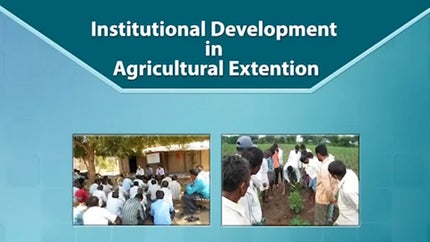 Institutional Development in Agricultural Extension on DD Gyandarshan - past program