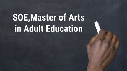SOE,Master of Arts in Adult Education on DD Gyandarshan - past program