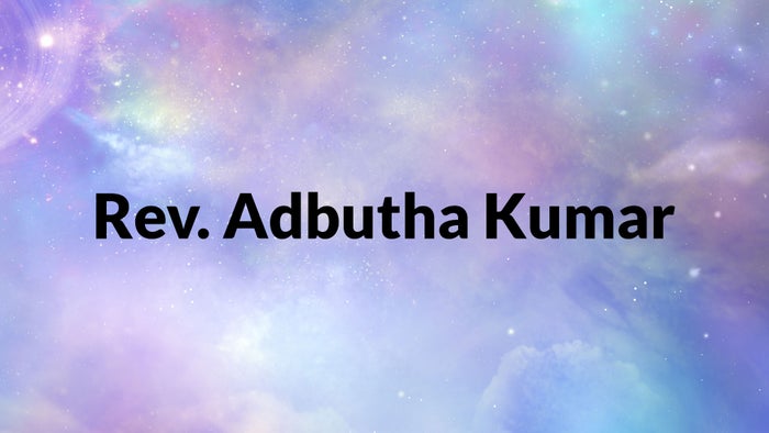 Rev. Adbutha Kumar on JioTV
