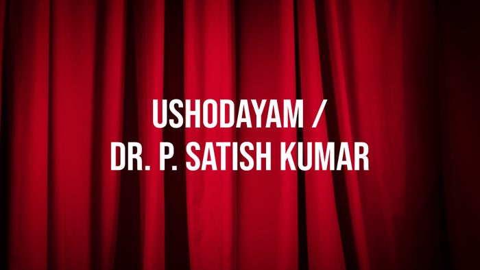 Ushodayam / Dr. P. Satish Kumar on JioTV