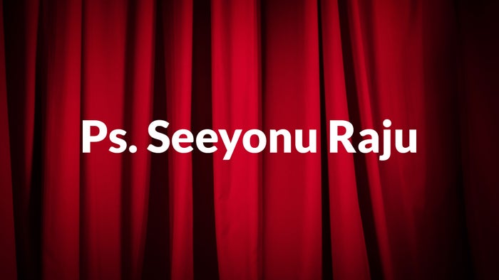 Ps. Seeyonu Raju on JioTV