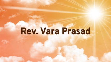 Rev. Vara Prasad on Aradhana TV - past program