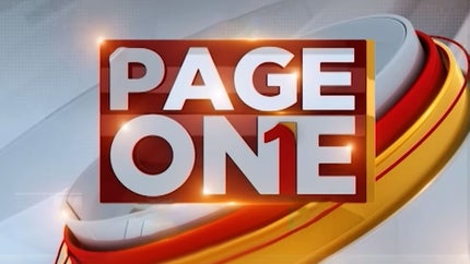 Page One on Zee 24 Ghanta - past program