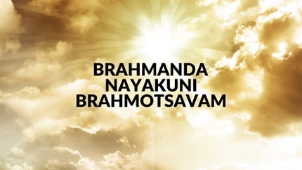 Brahmanda Nayakuni Brahmotsavam on ABN Andhra Jyothi - past program
