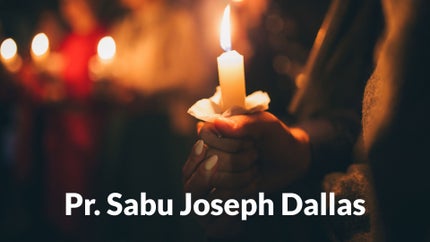 Pr. Sabu Joseph Dallas on Harvest TV 24x7 - past program