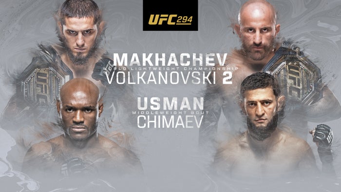 UFC 294: Makhachev vs. Volkanovski 2 on JioTV