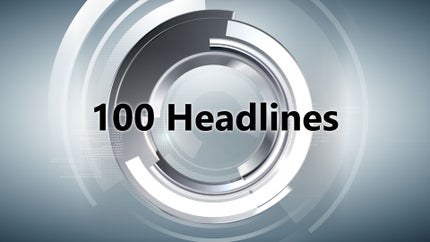 100 Headlines on ABP Majha - past program