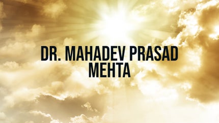 Dr. Mahadev Prasad Mehta on Sadhna Gold - past program