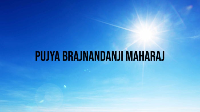 Pujya Brajnandanji Maharaj on JioTV