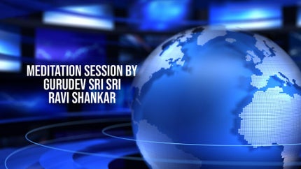 Meditation Session By Gurudev Sri Sri Ravi Shankar on DD India - past program