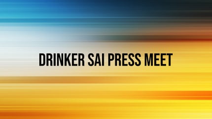 Drinker Sai Press Meet on Vissa TV - past program