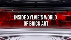 Inside Xylvie's World Of Brick Art on Channel News Asia International - future program