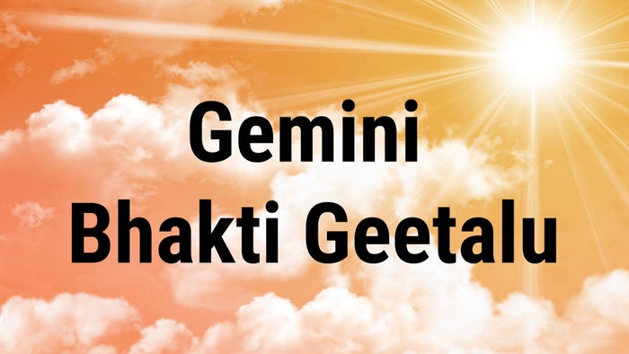 Gemini Bhakti Geetalu on JioTV