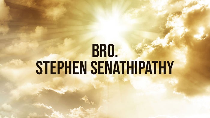 Bro. Stephen Senathipathy on JioTV