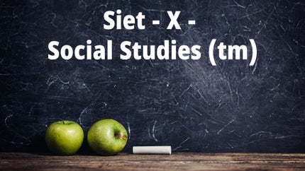 Siet - X - Social Studies (tm) Episode 2 on T SAT Vidya - past program