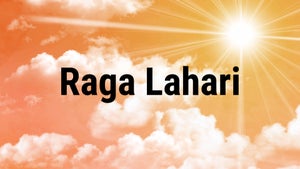 Raga Lahari on Sri Sankara - future program
