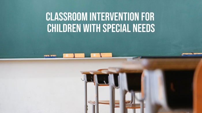 Classroom Intervention For Children With Special Needs on JioTV