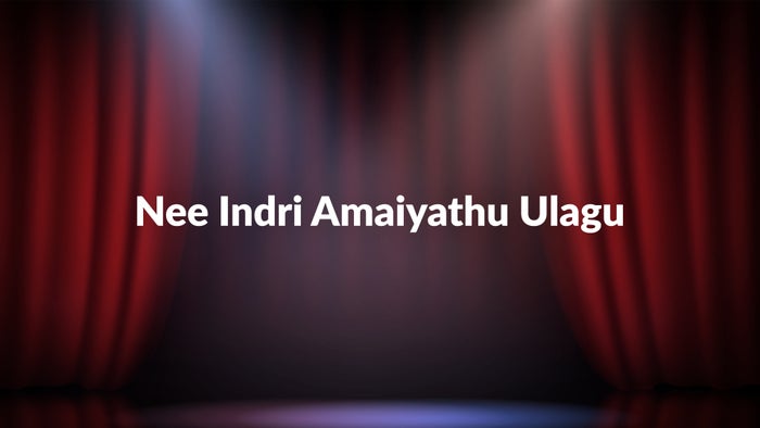 Nee Indri Amaiyathu Ulagu on JioTV