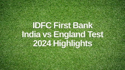 IDFC First Bank India vs England Test 2024 Highlights on Star Sports 2 Telugu - past program